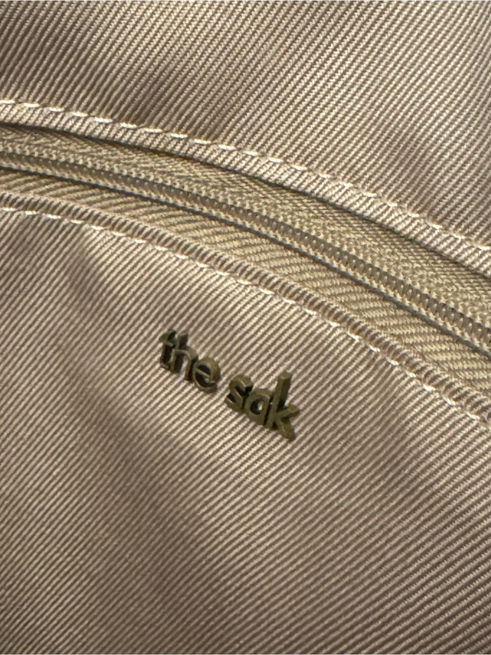 THE SAK Handbag Silverwood Crochet Shopper Beige Purse / HTF Boho Bucket Bag. - Picture 4 of 6